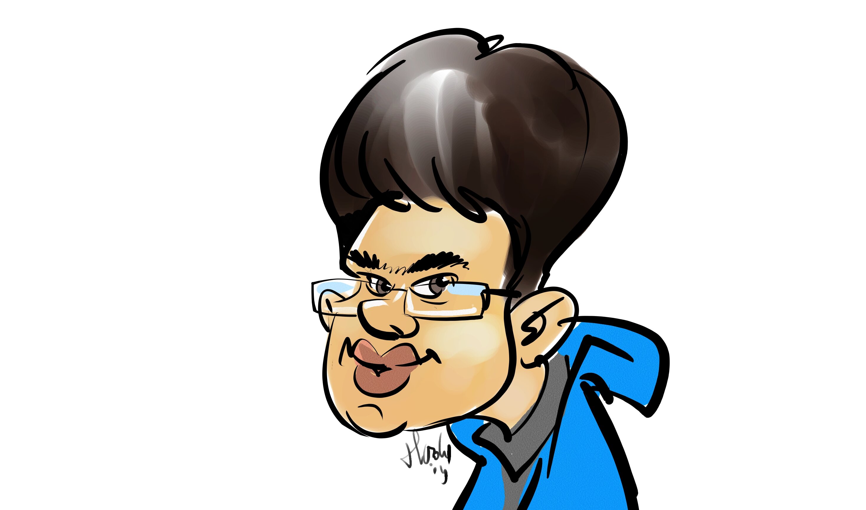 Caricatures Birthday Jochem 35 ans