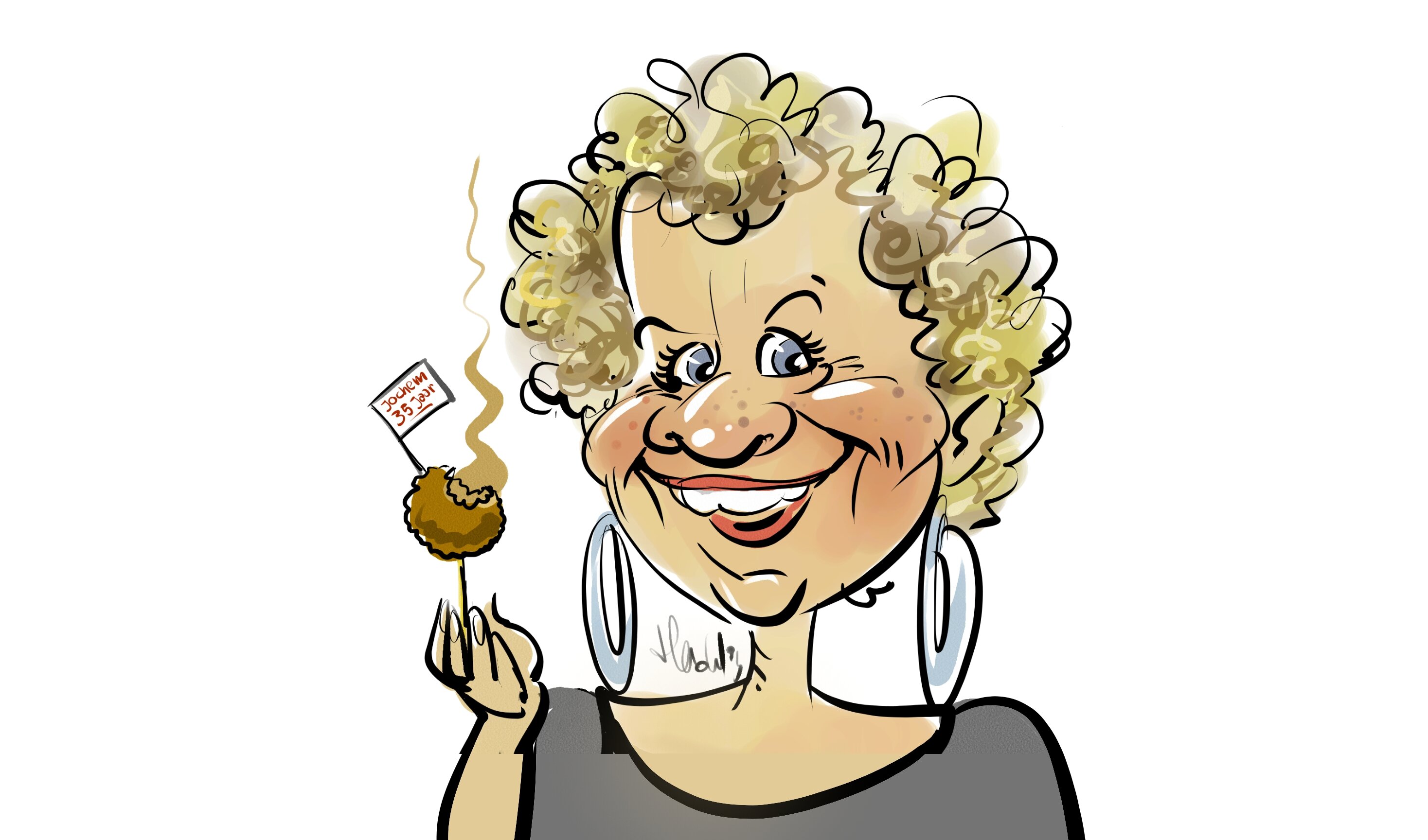 Caricatures Birthday Jochem 35 ans