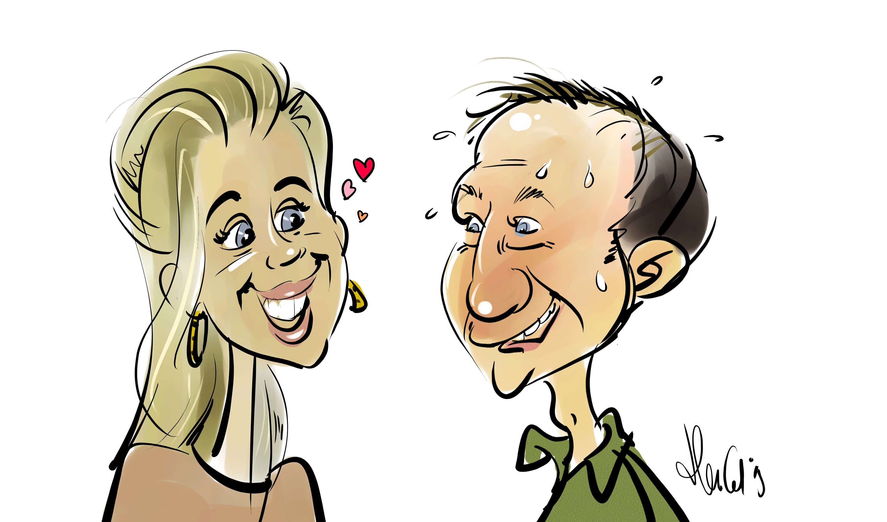 Caricatures Birthday Jochem 35 ans