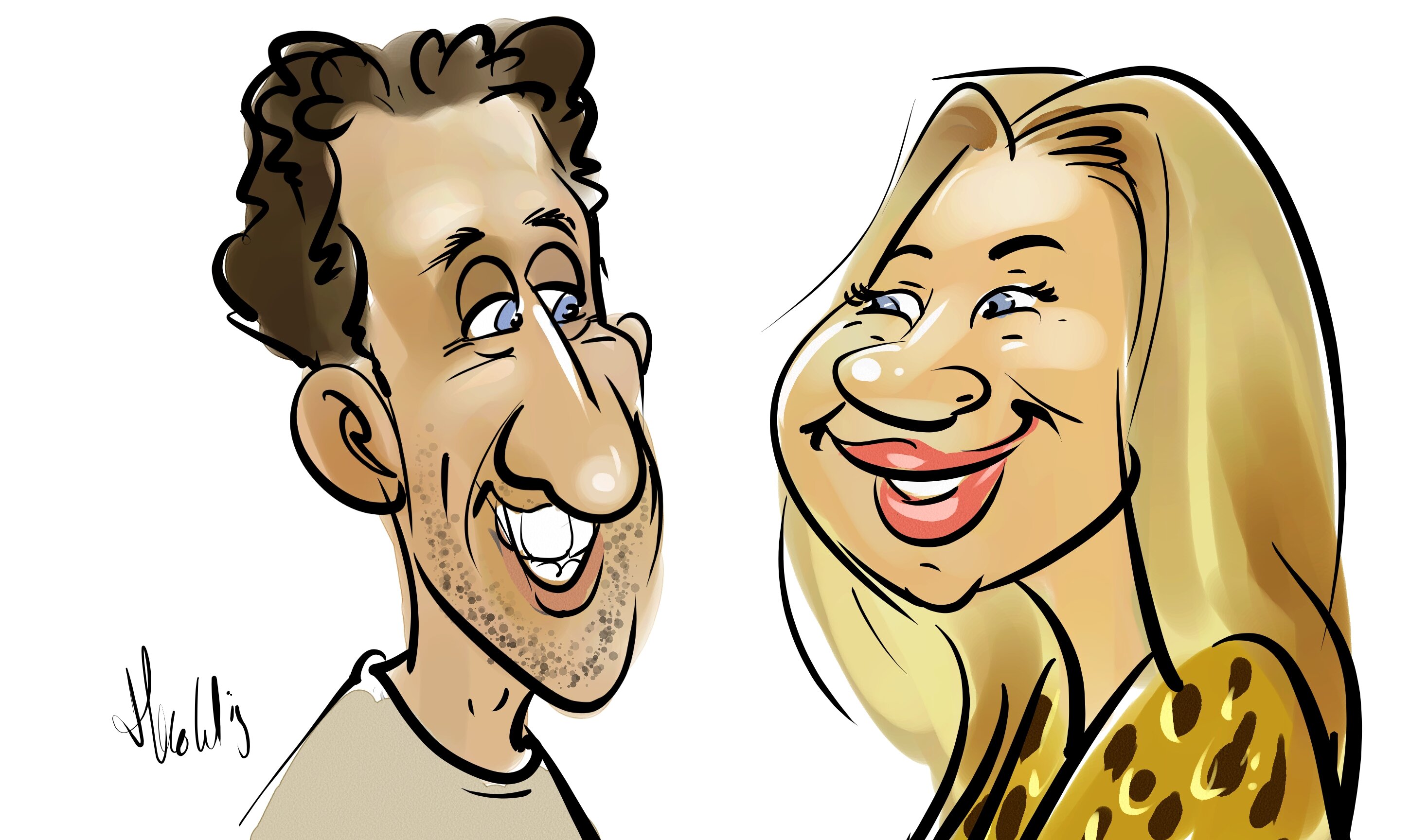 Caricatures Birthday Jochem 35 ans
