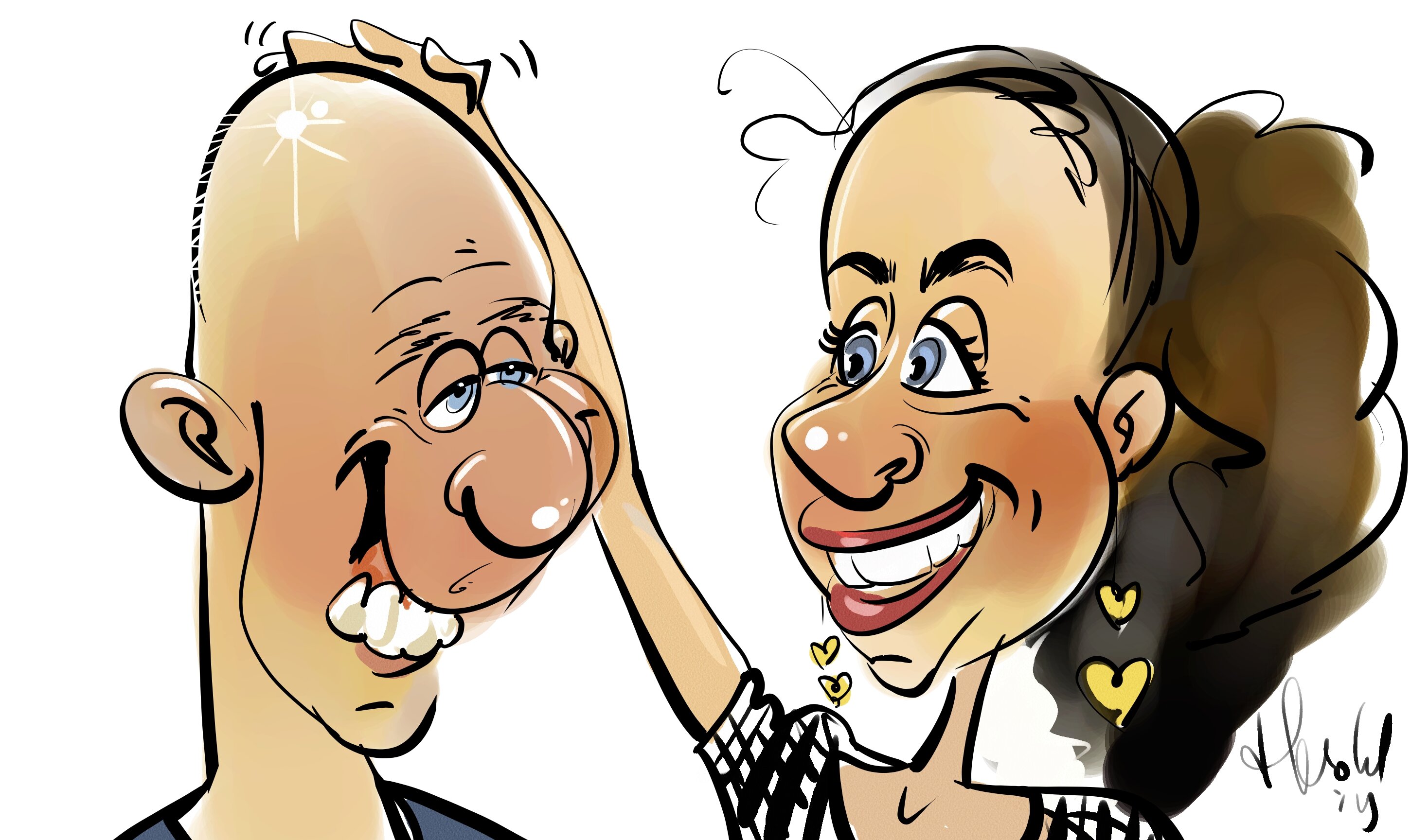Caricatures Birthday Jochem 35 ans