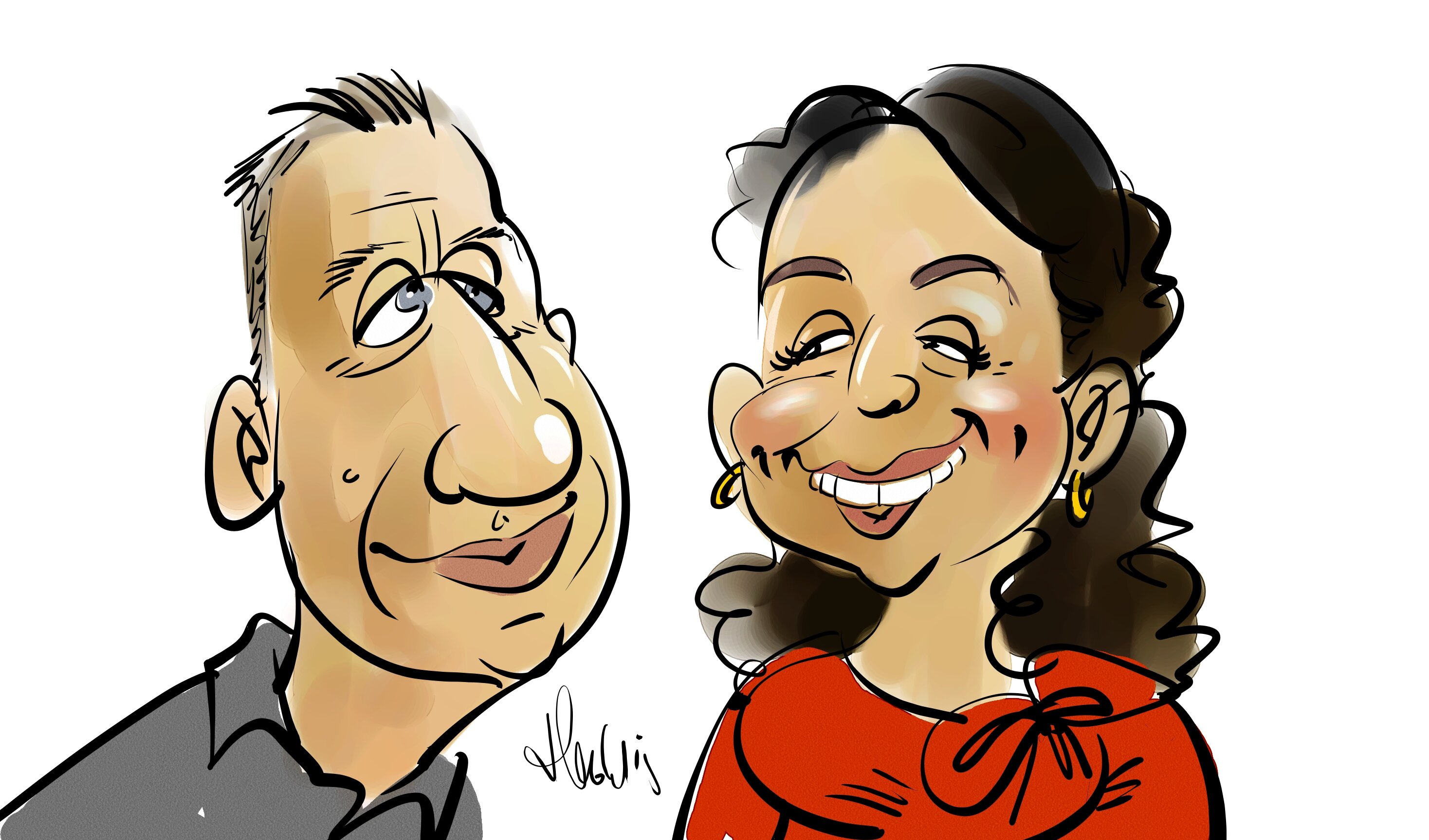 Caricatures Birthday Jochem 35 ans