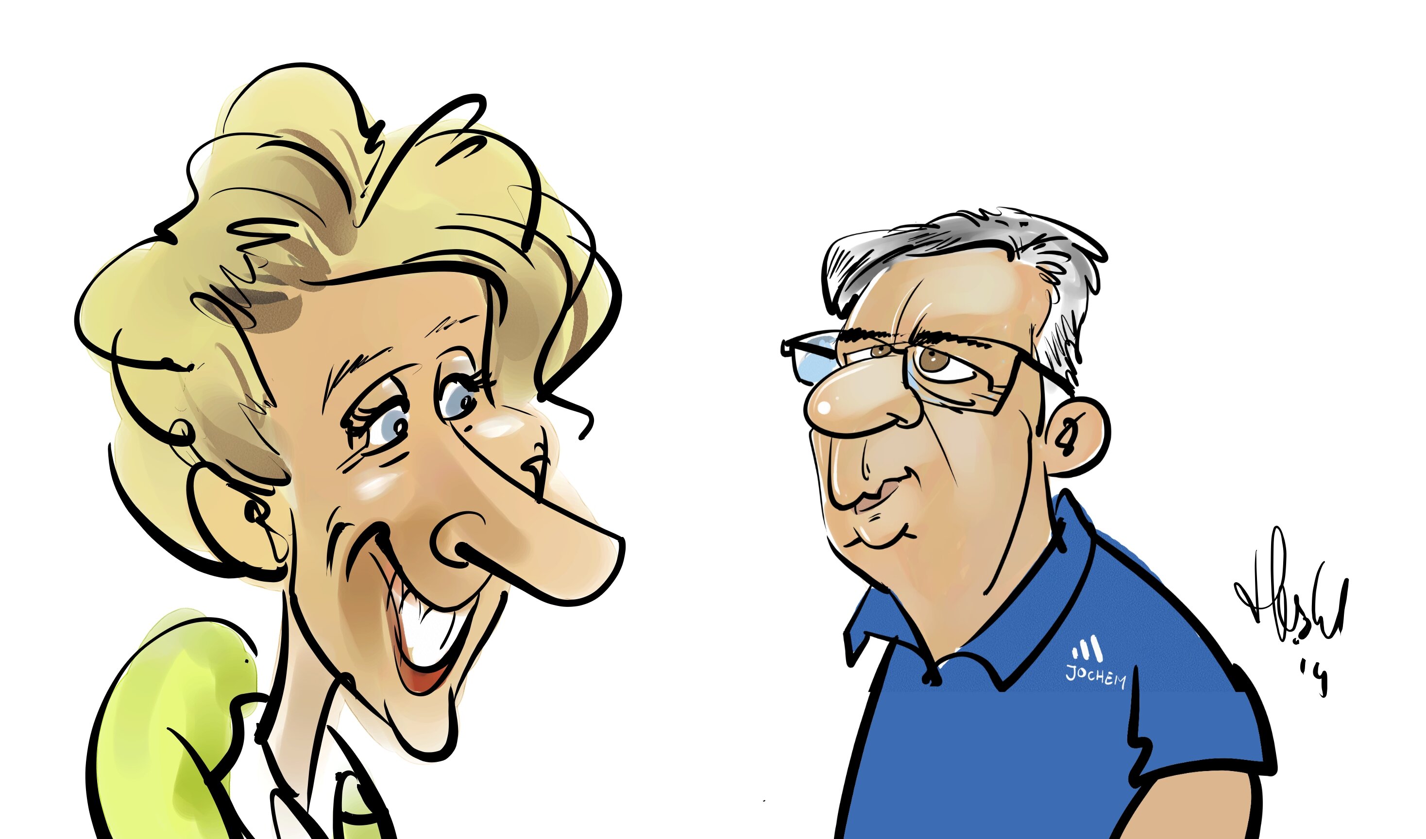 Caricatures Birthday Jochem 35 ans