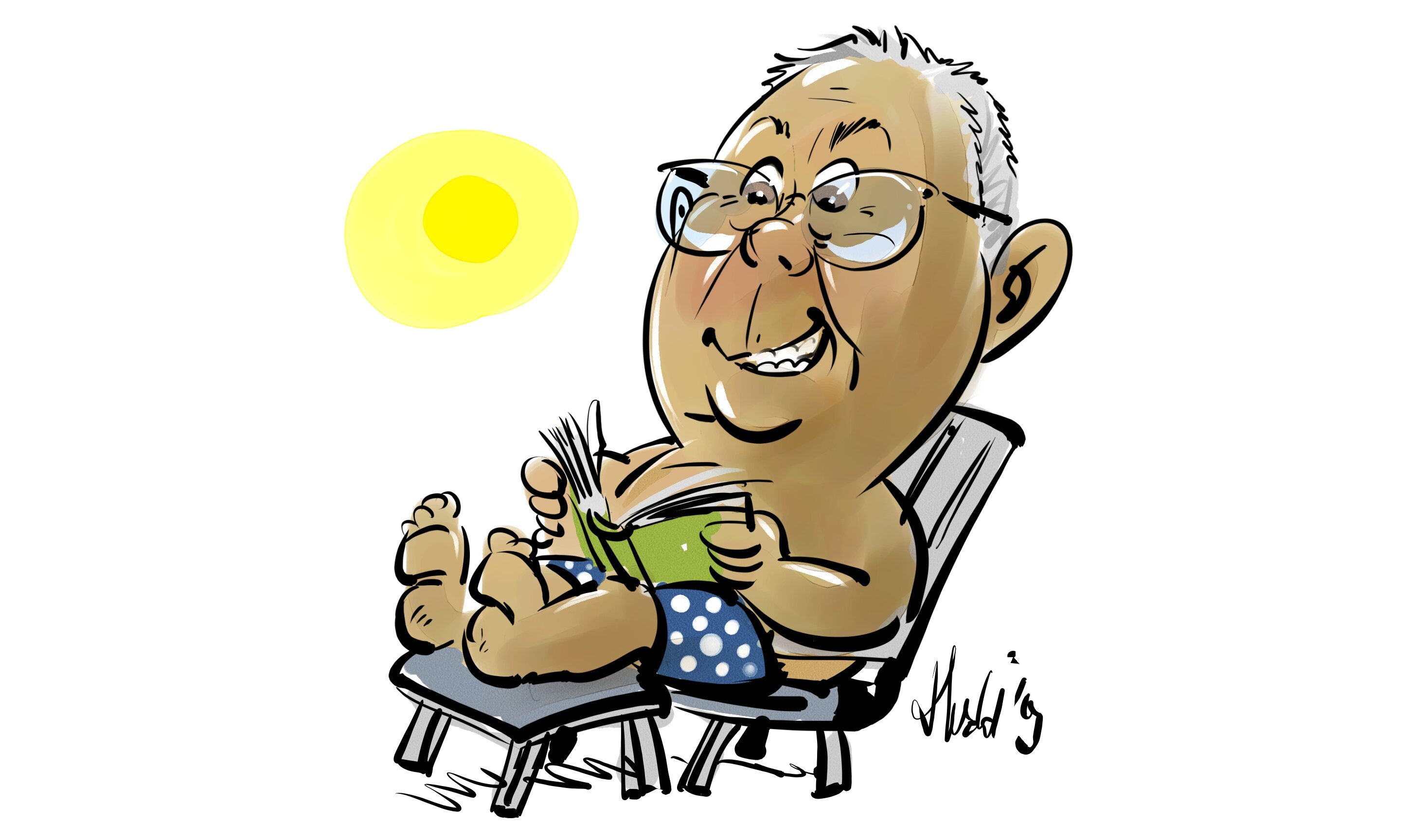 Caricatures Birthday Jochem 35 ans