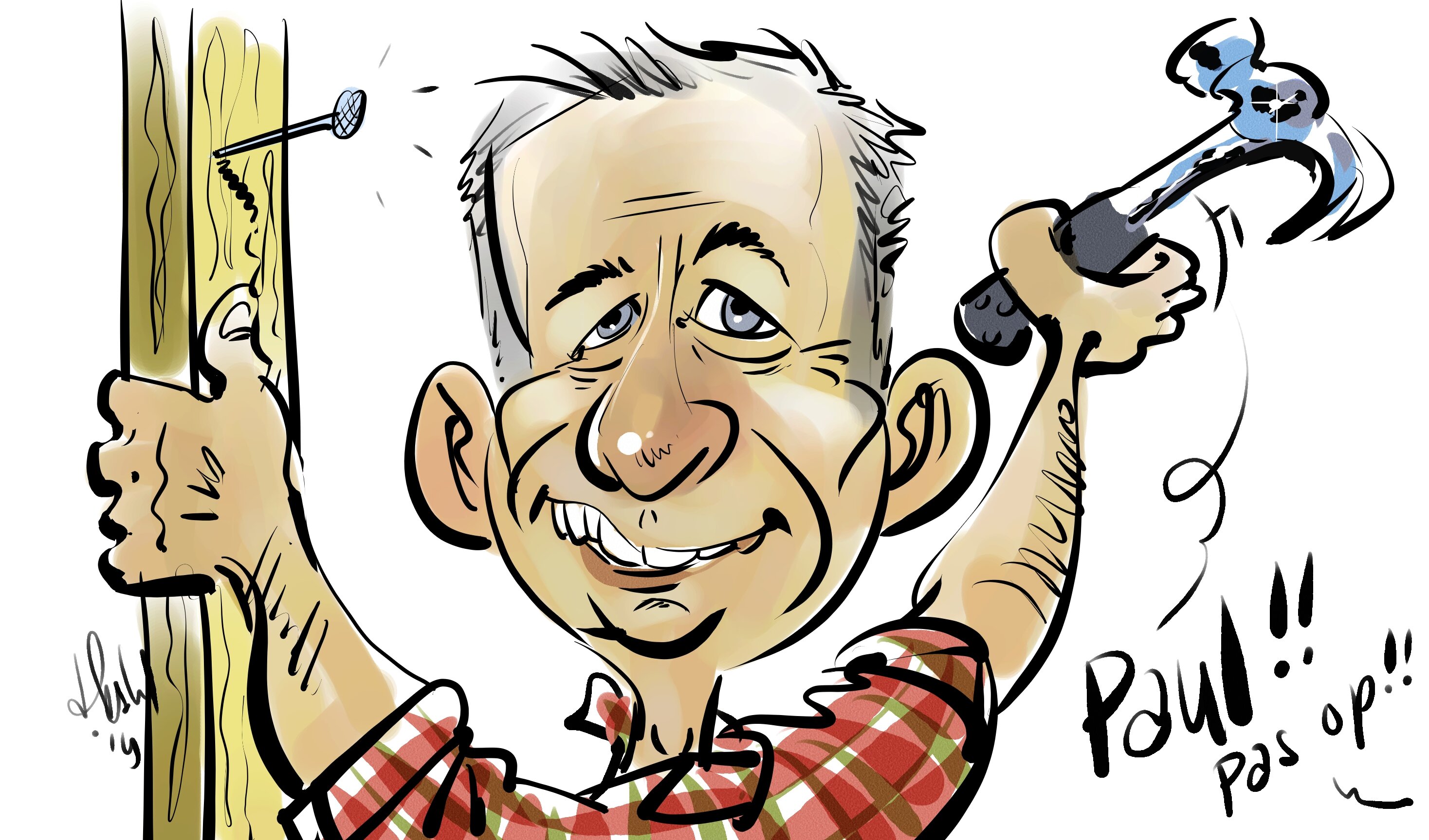 Caricatures Birthday Jochem 35 ans